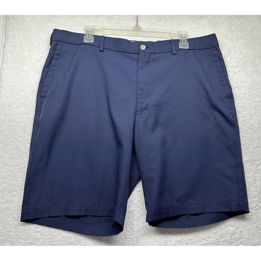 Peter Millar Mens Size 38 Blue Salem Performance Chino Golf Shorts (J10)
